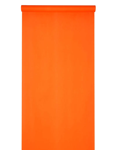 Chemin de table en intissé haute qualité orange 40 cm x 4,8 m