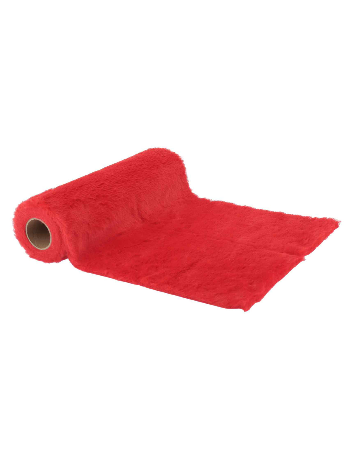 Tafelloper imitatiebont rood 28 cm x 3 m