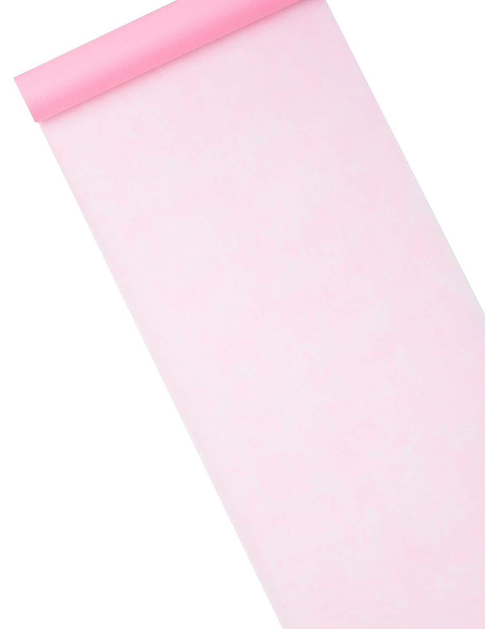 Chemin de table intissé rose clair en rouleau