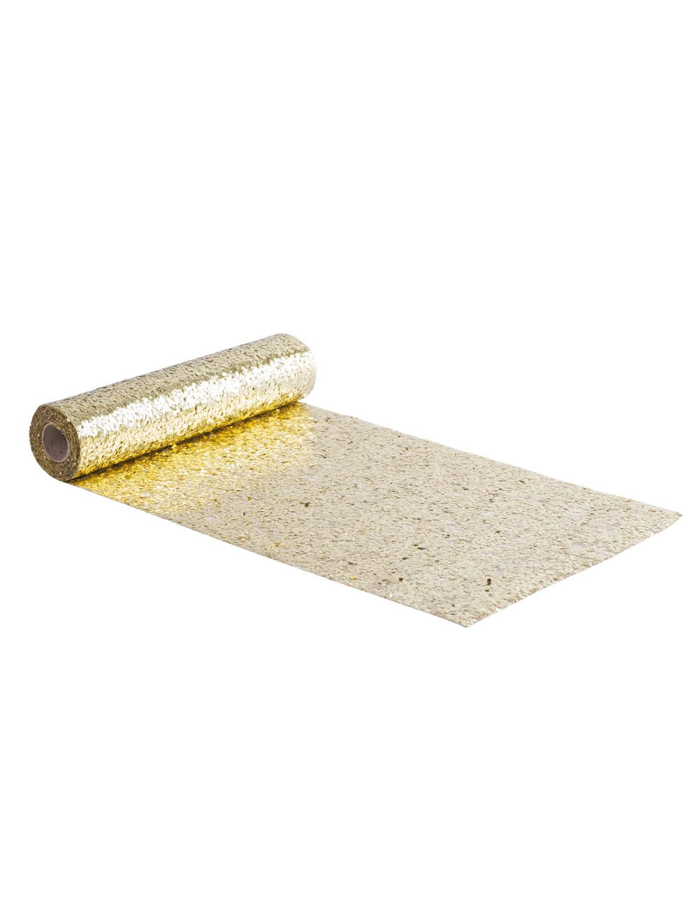 Tafelrunner met glitters voor een chique en sprankelend goud feest