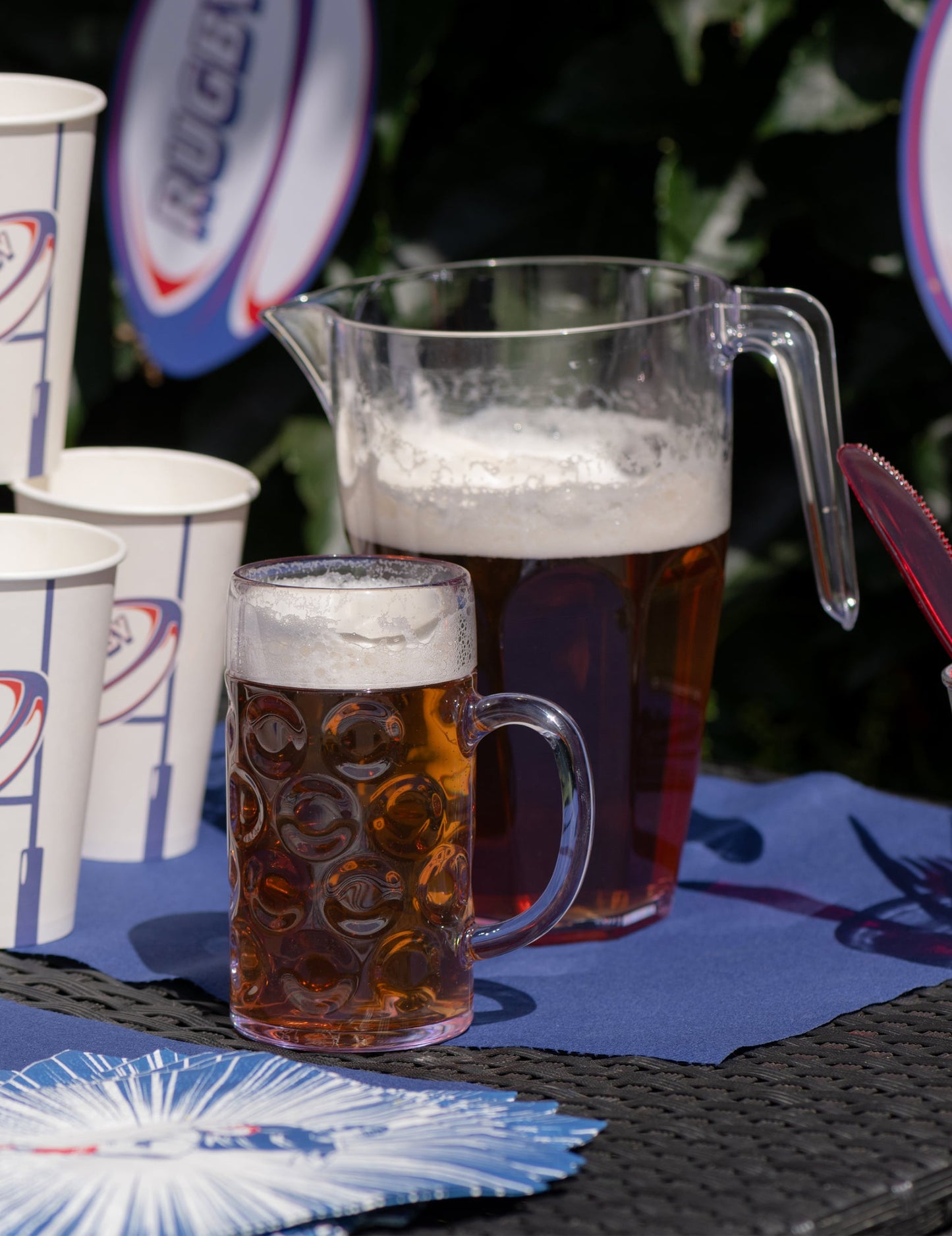 Bierpul van transparant plastic 1 L