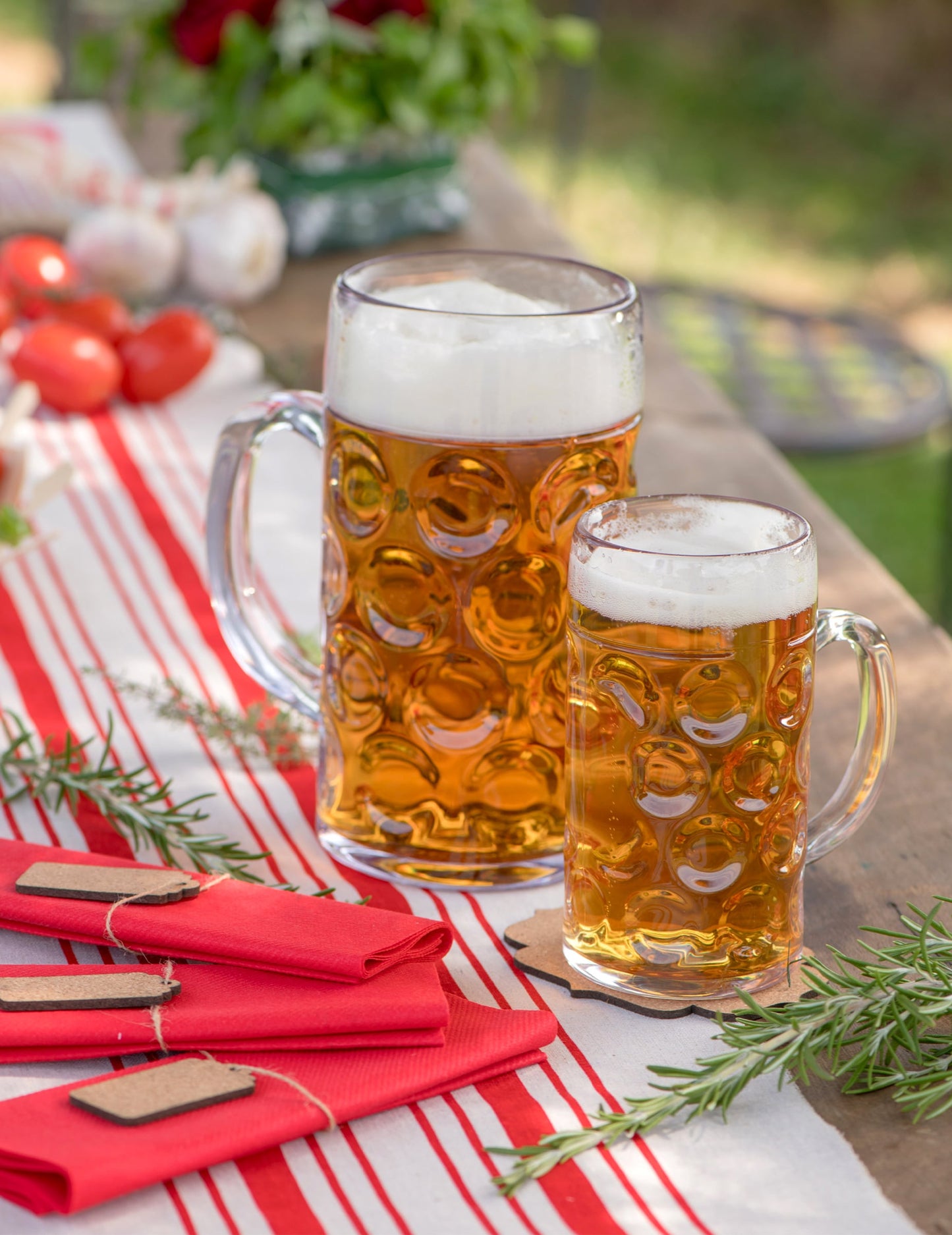 Bierpul van transparant plastic 1 L