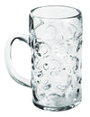 Transparante plastic bierpul 50 cl