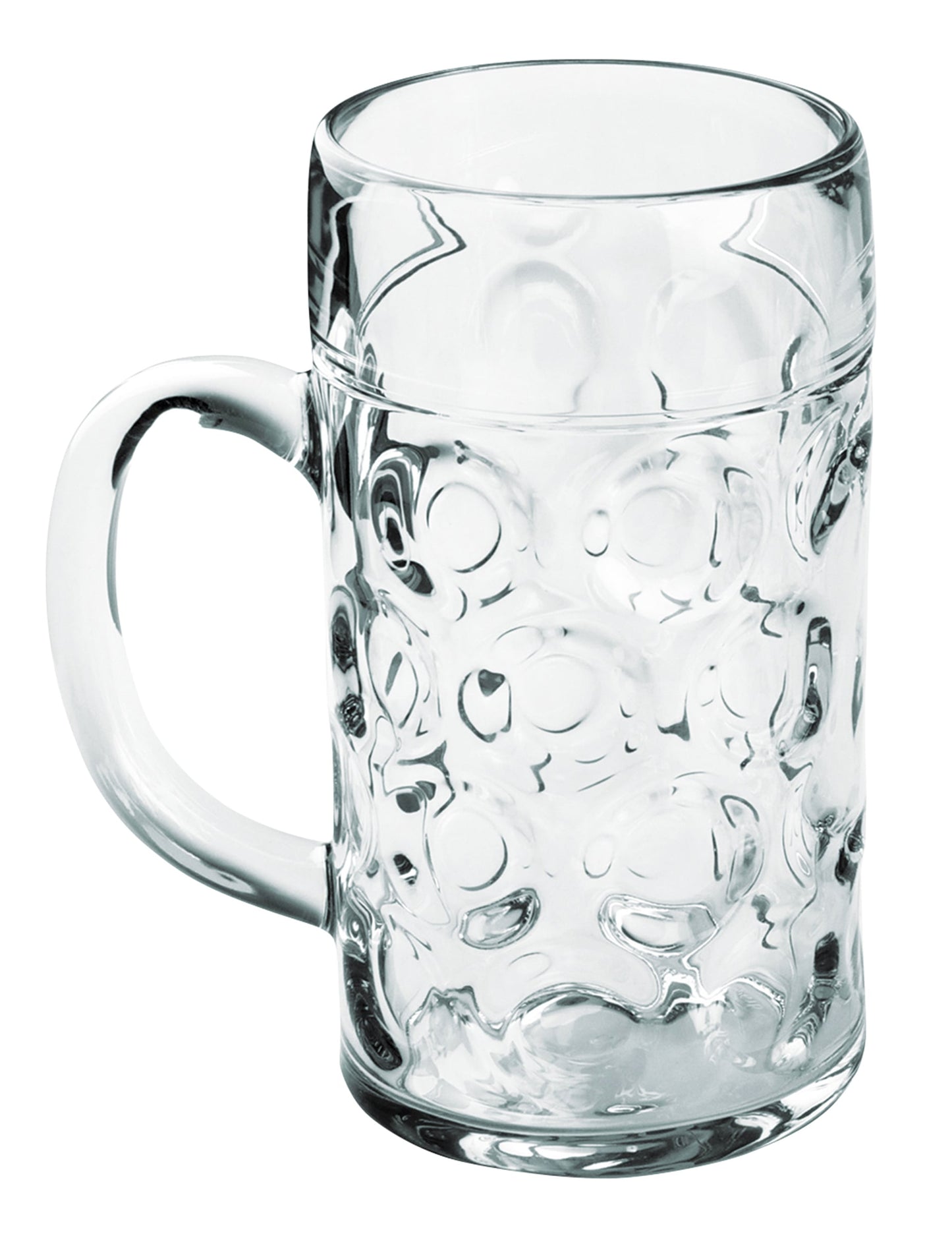 Transparante plastic bierpul 50 cl