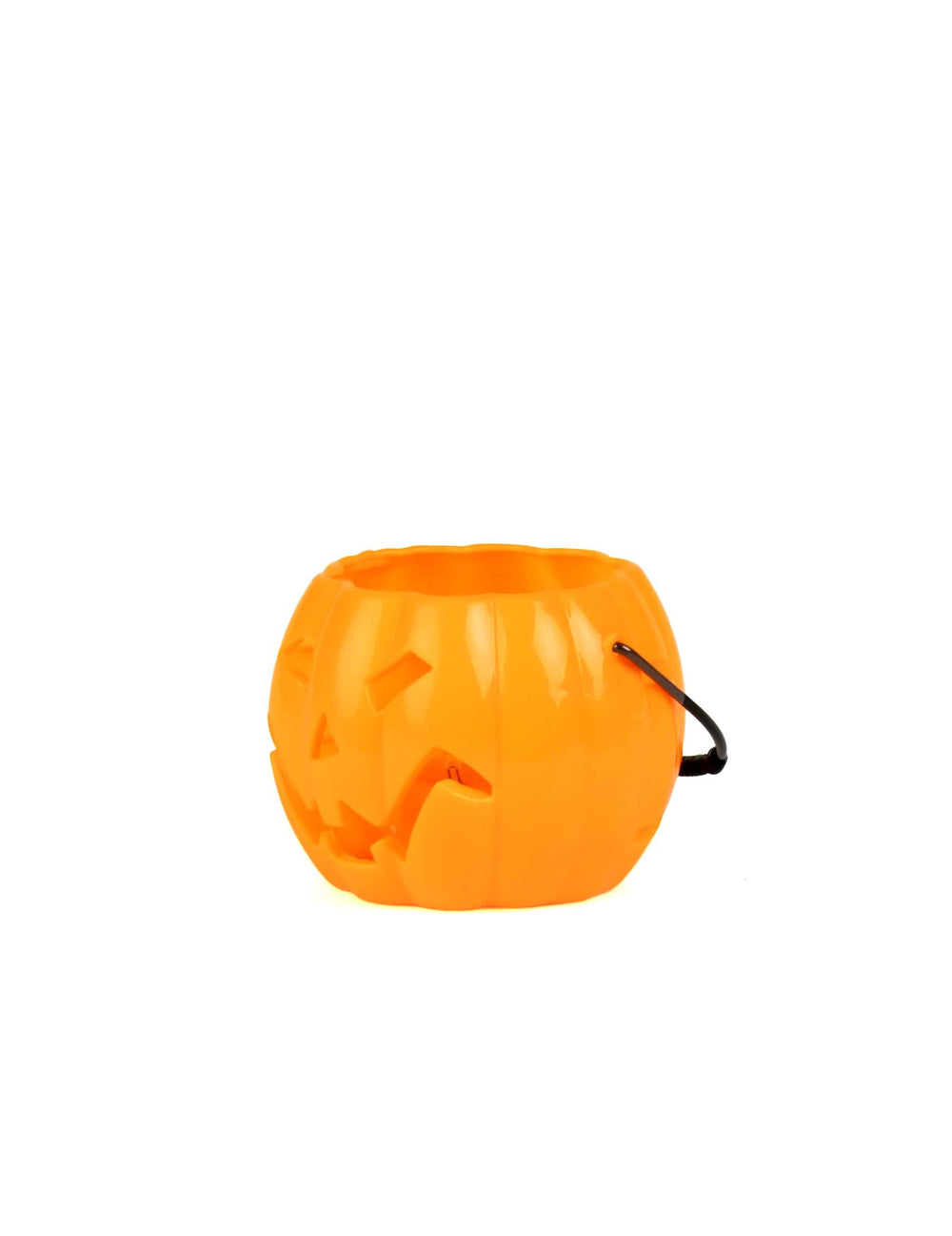 Vue de profil de la citrouille lumineuse Halloween