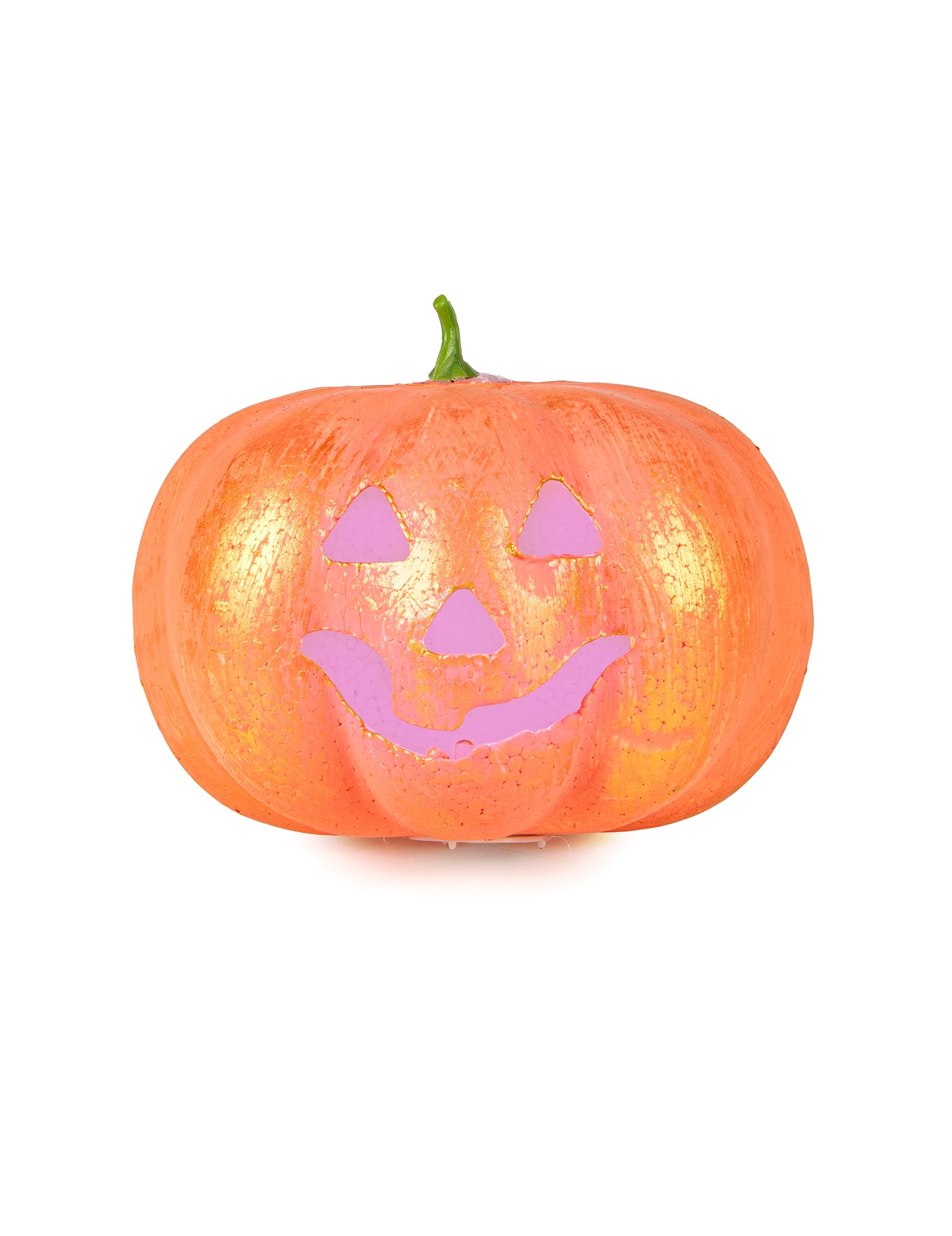 Vue de face de la citrouille lumineuse Halloween