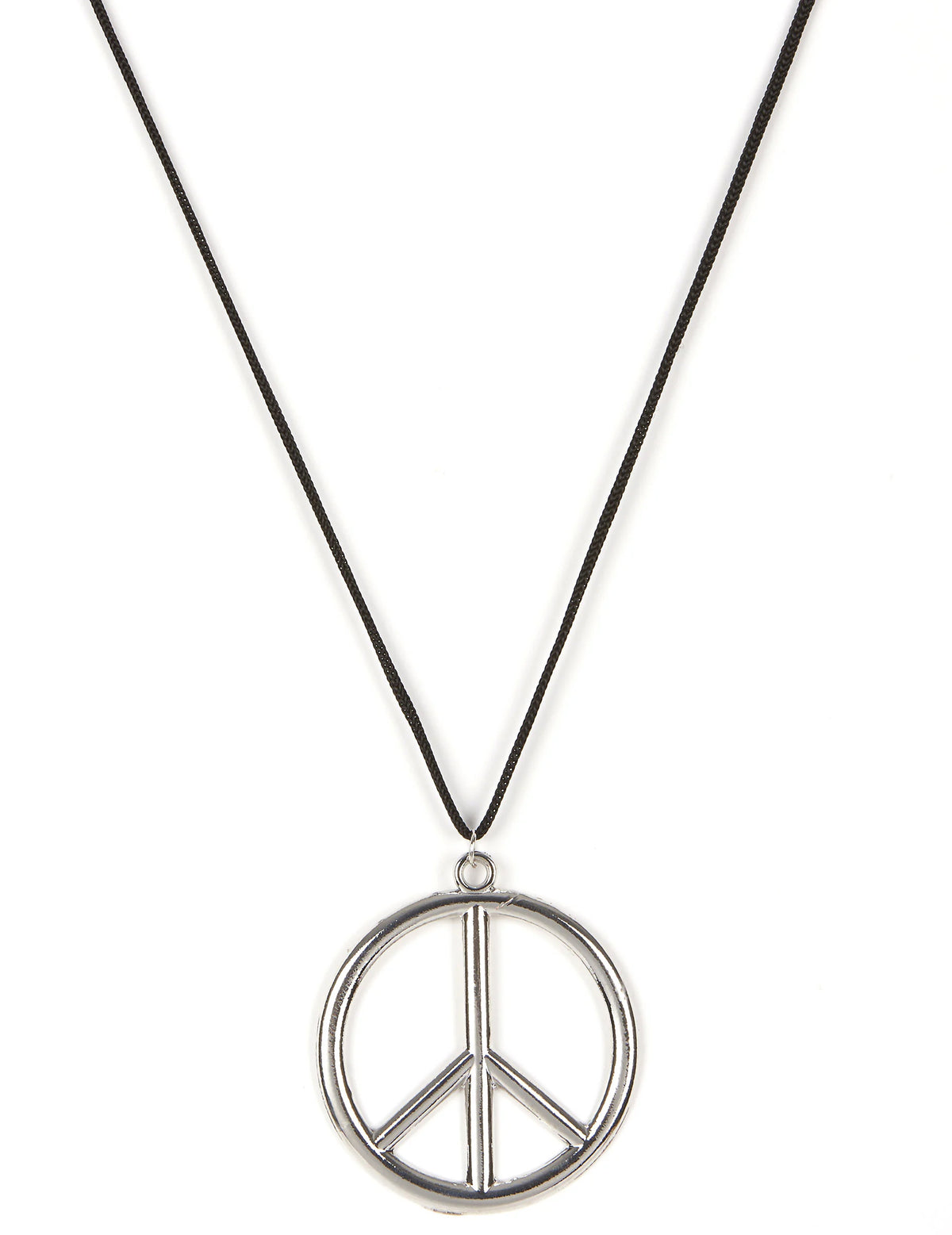 Zilverkleurige hippie ketting