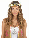 Collier hippie en métal Adulte
