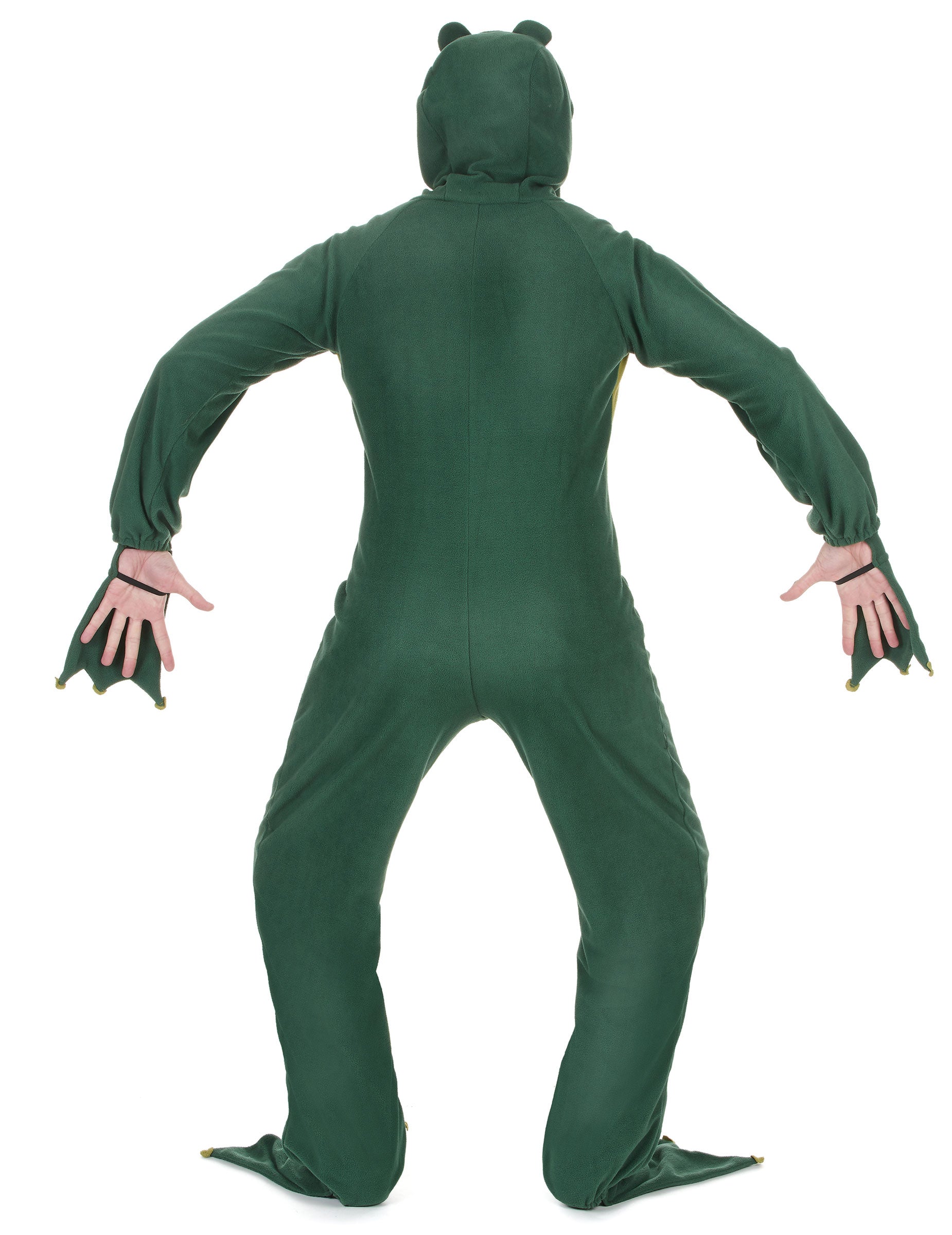 Vue de dos de la combinaison à capuche grenouille pour homme
