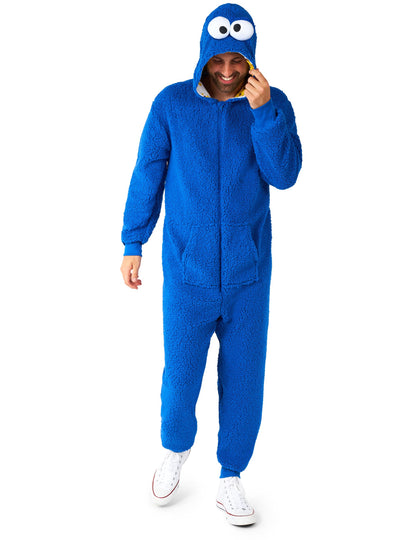 Combinaison Cookie Monster Sesame Street™ adulte