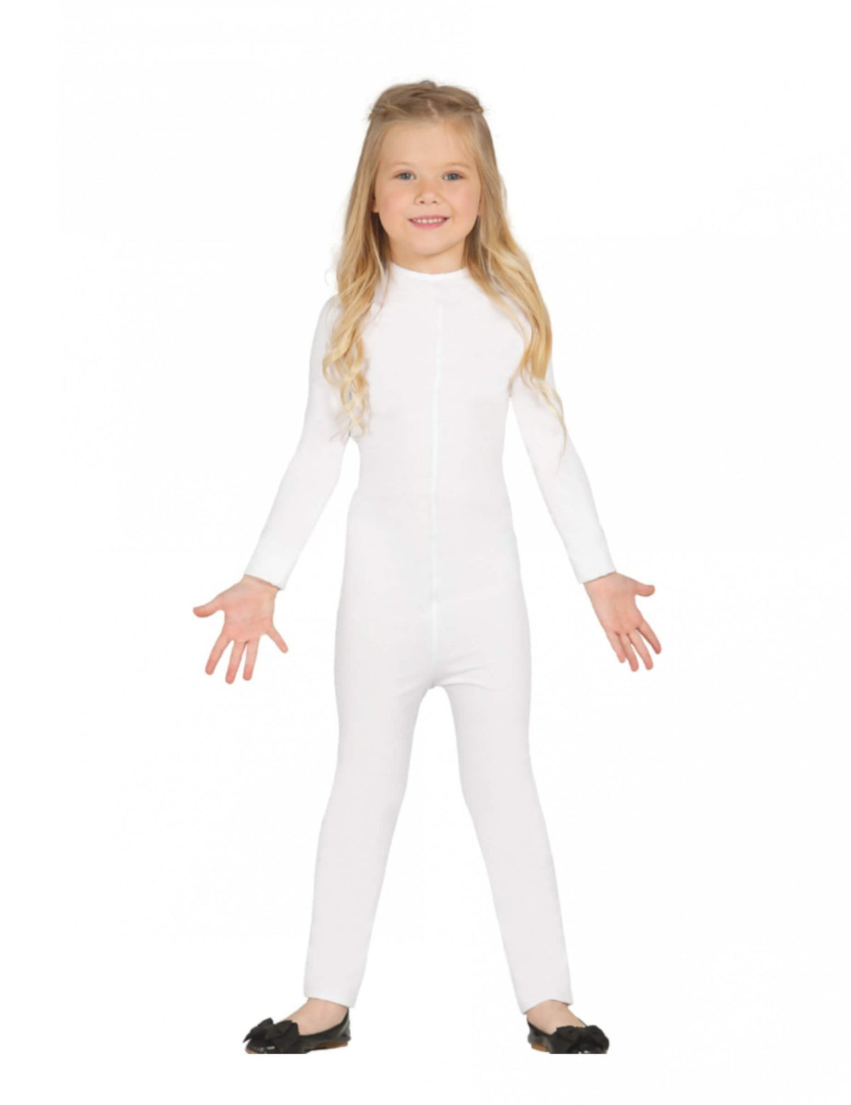 Combinaison justaucorps pour enfant blanc