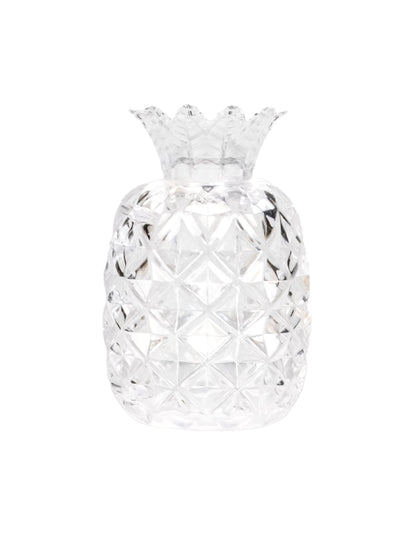 Contenant à dragées en forme d'ananas pour fête transparent