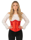 Corset court rouge femme