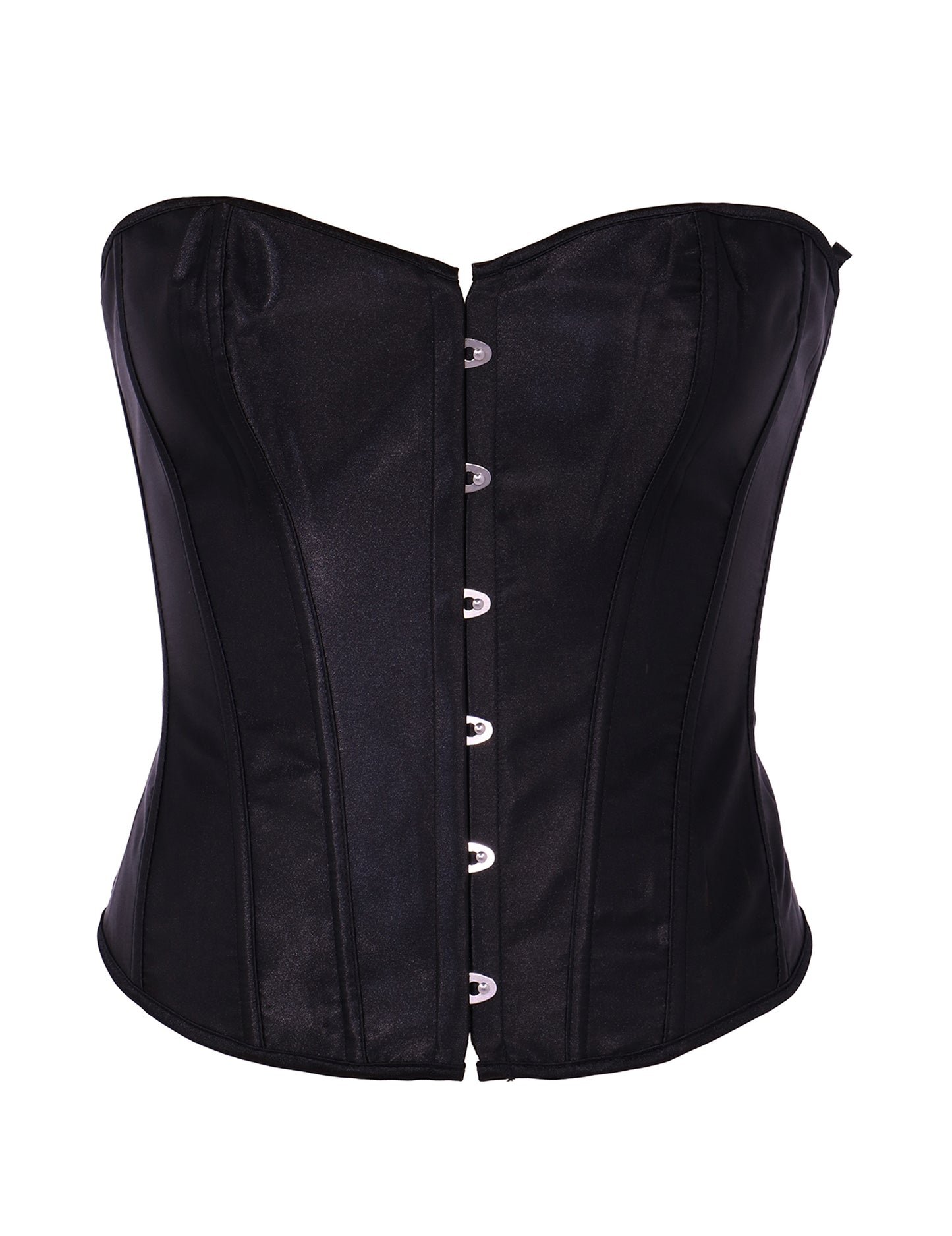 Vue de face du corset à laçage pour femme