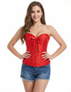 Rood korset met kant voor dames