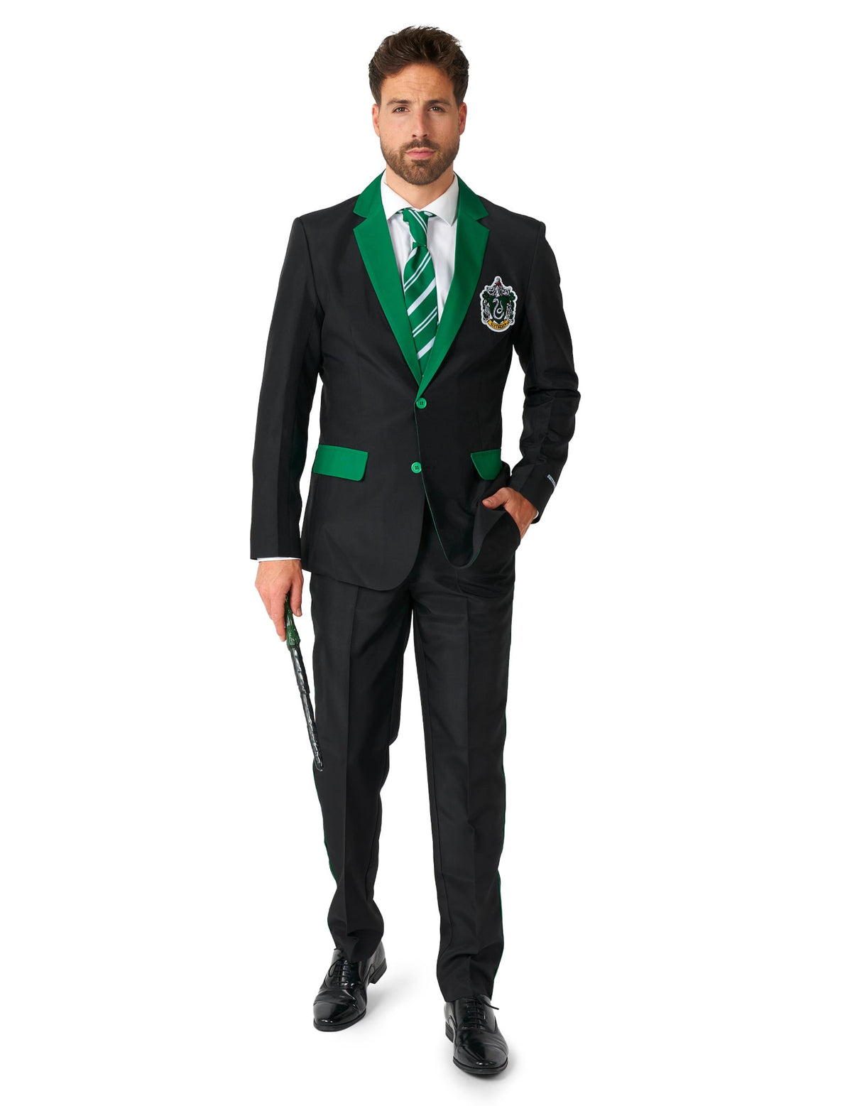 Mr. Slytherin Suitmeister™ kostuum voor volwassenen