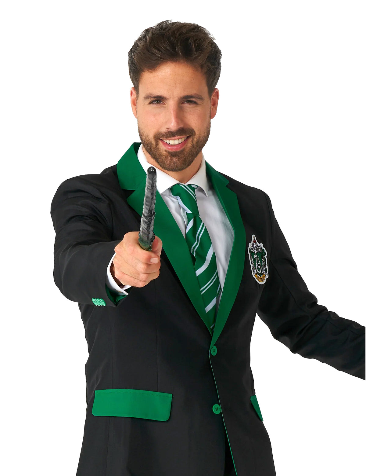 Mr. Slytherin Suitmeister™ kostuum voor volwassenen