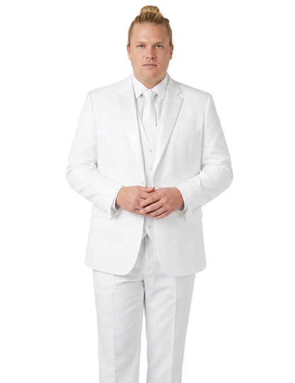 Wit Mr. Solid Suitmeister™ kostuum voor mannen