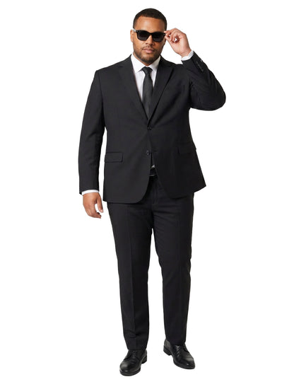 Mr. Solid zwart Suitmeister™ kostuum voor mannen