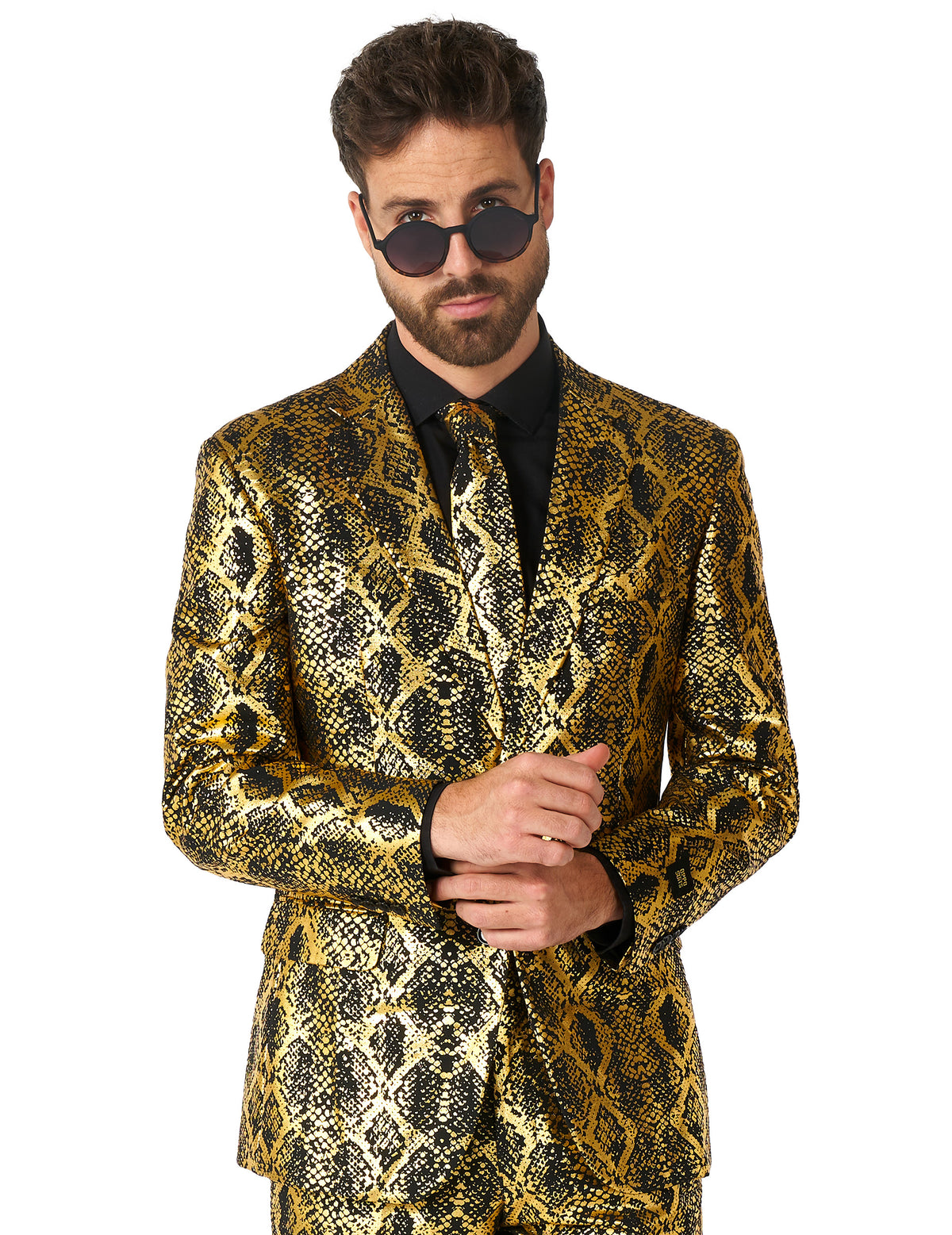 Glimmende slang volwassen Opposuits™ kostuum