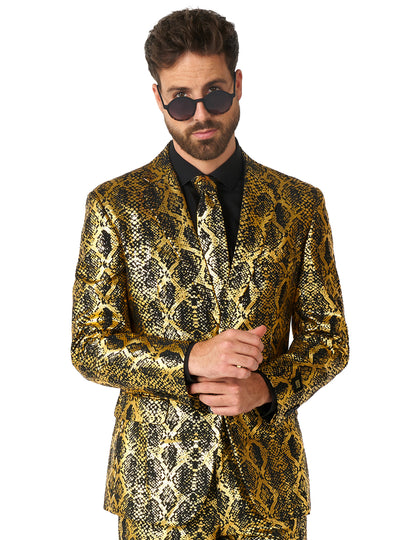 Glimmende slang volwassen Opposuits™ kostuum