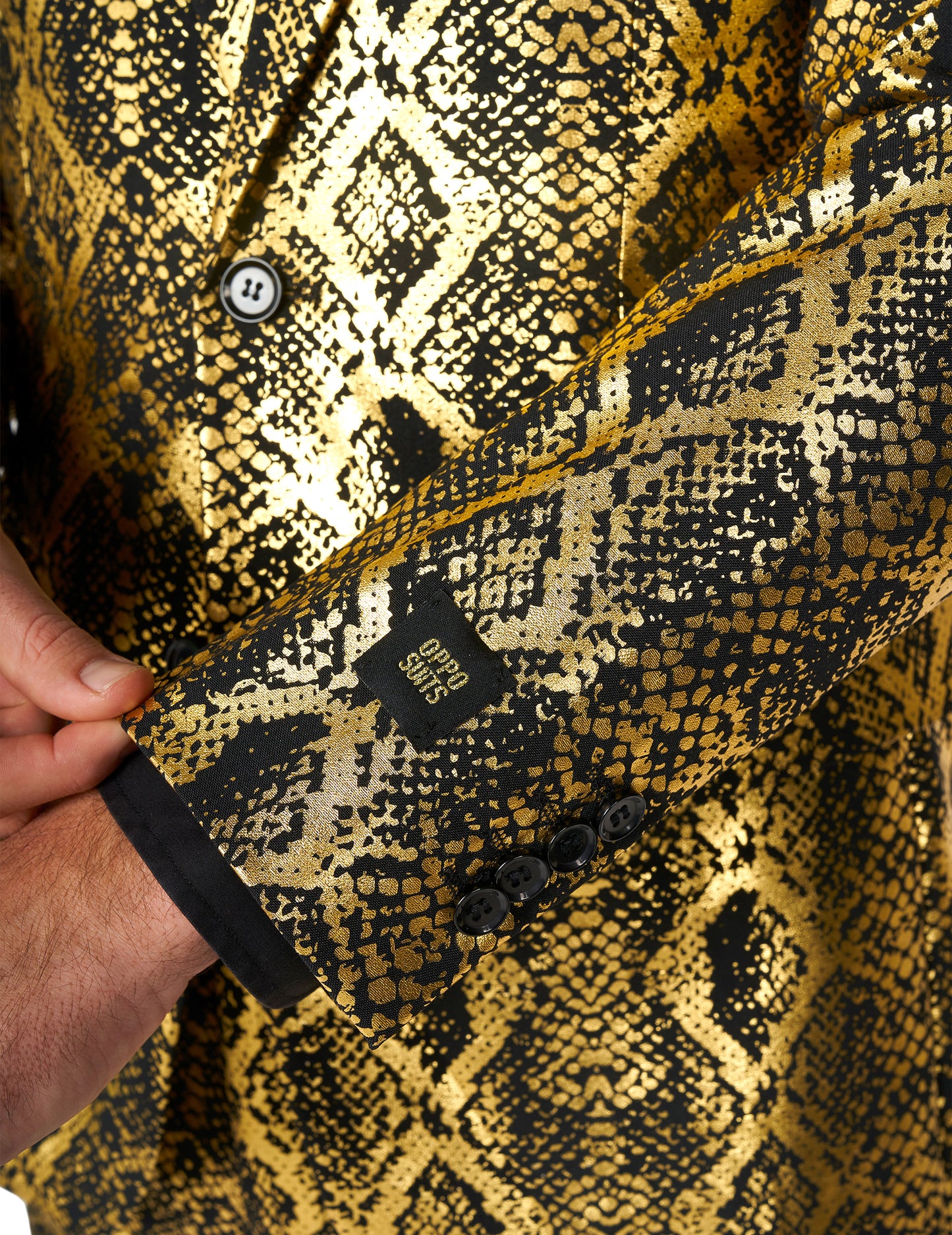 Glimmende slang volwassen Opposuits™ kostuum