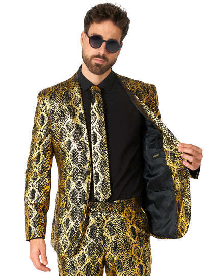 Glimmende slang volwassen Opposuits™ kostuum