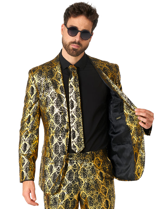 Glimmende slang volwassen Opposuits™ kostuum