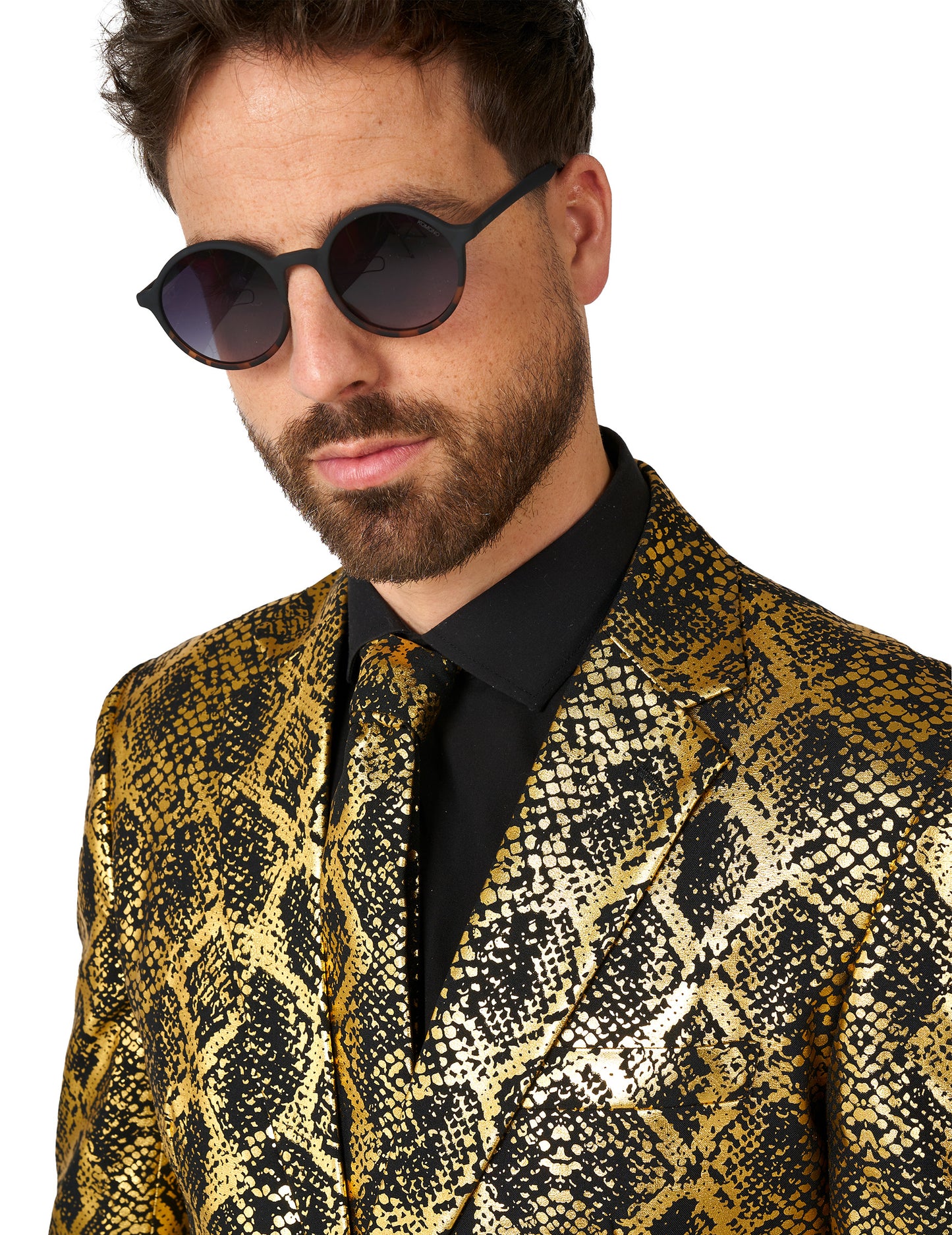 Glimmende slang volwassen Opposuits™ kostuum