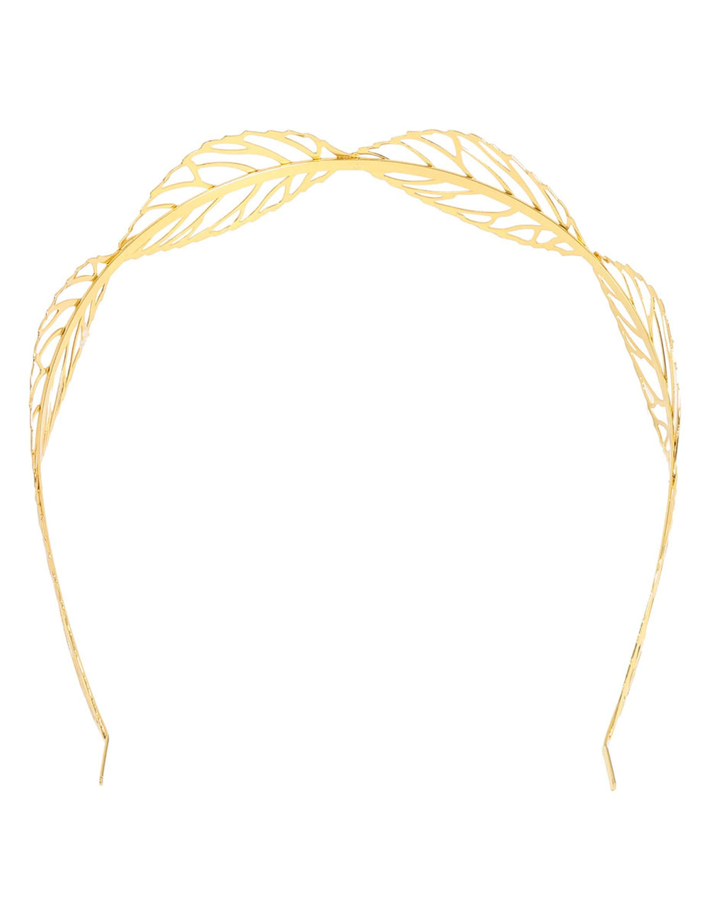 Vue de face de la couronne feuilles de laurier sexy