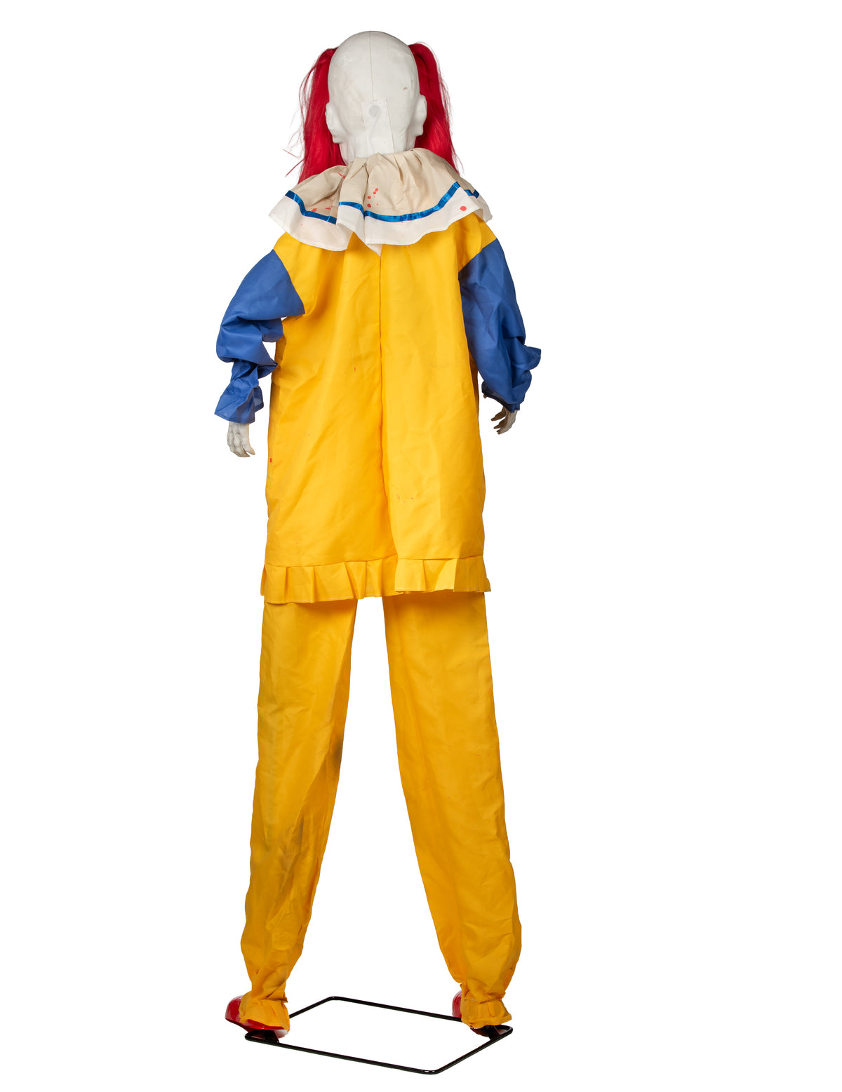 Geanimeerde decoratie enge clown staand 230 cm