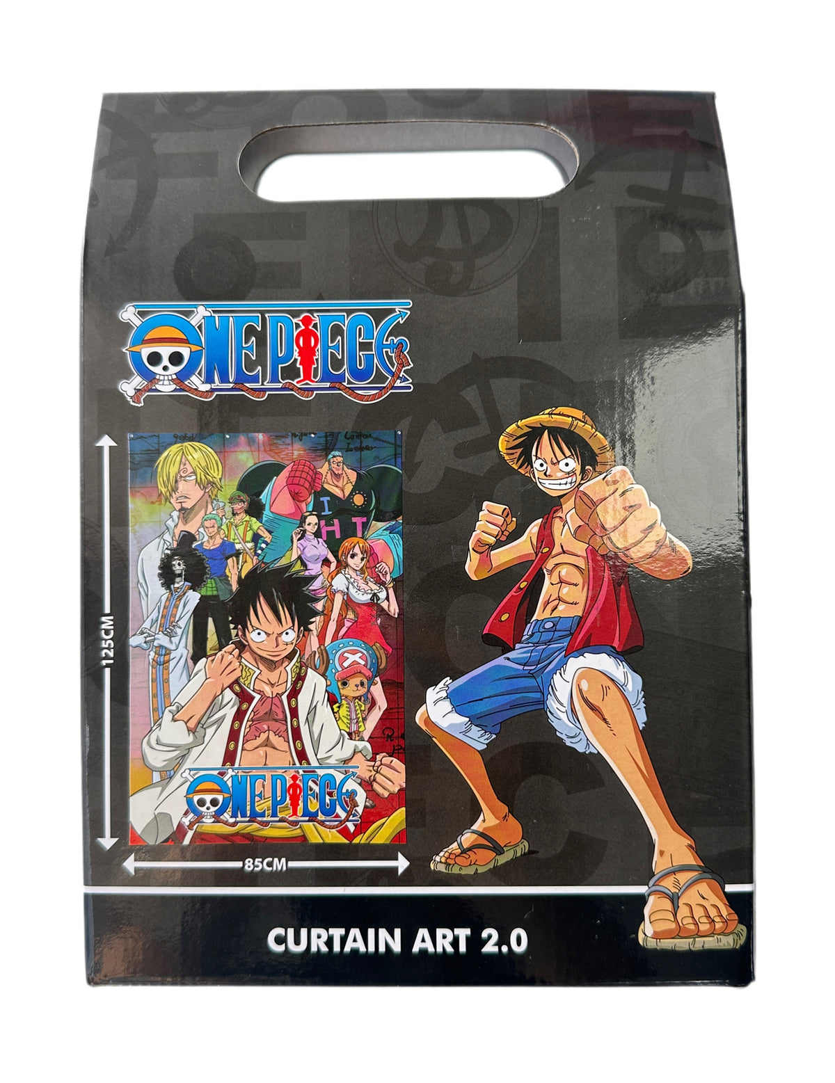 Vue de l'emballage de la décoration murale One Piece Cake Island