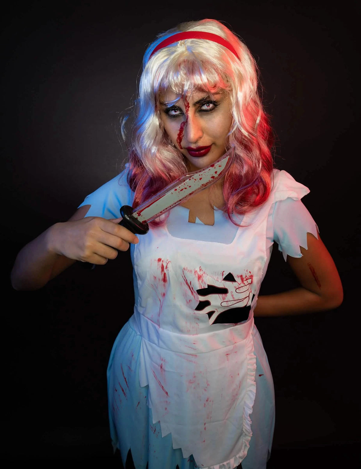 Déguisement Alice ensanglantée femme