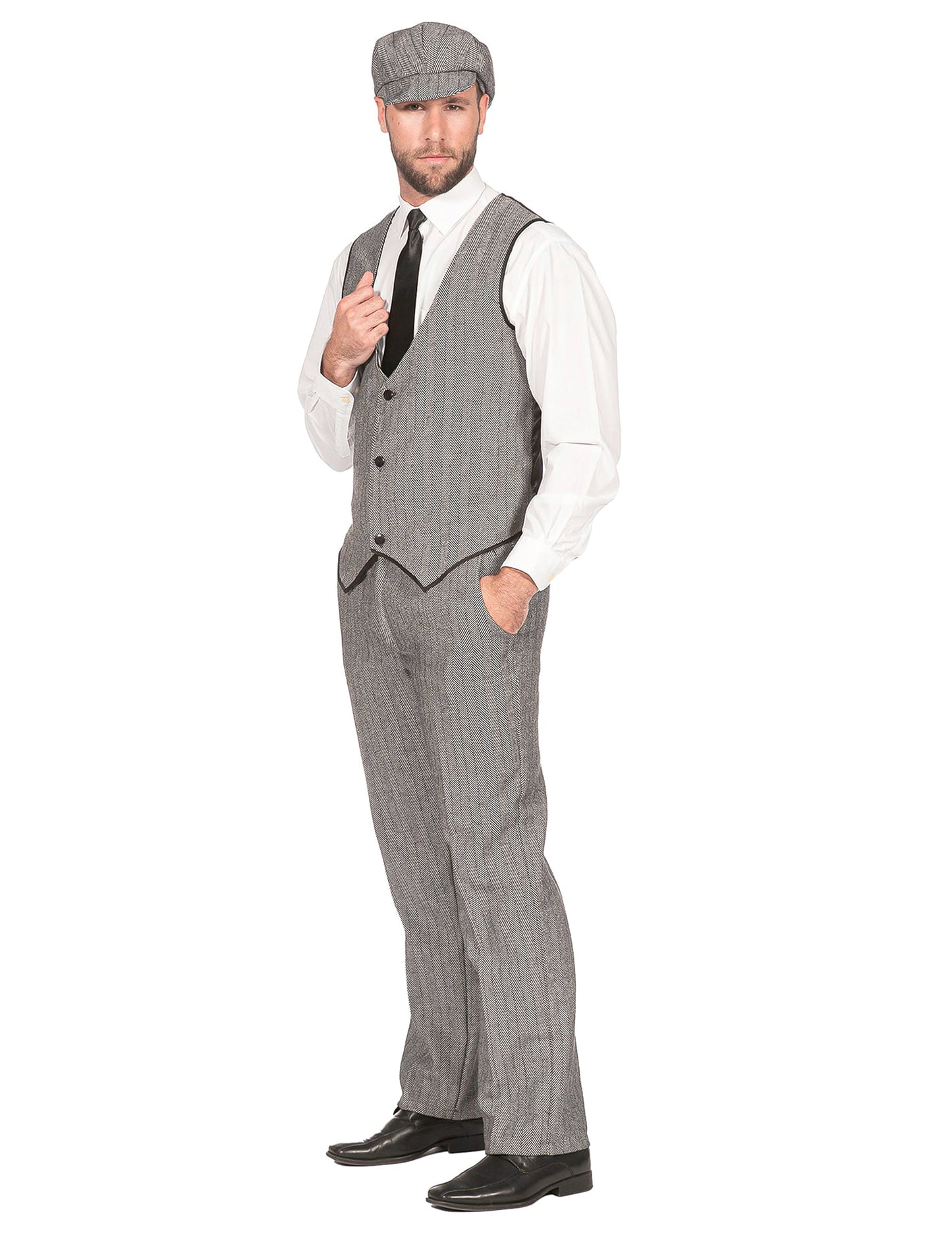 Déguisement années 20 gris luxe homme