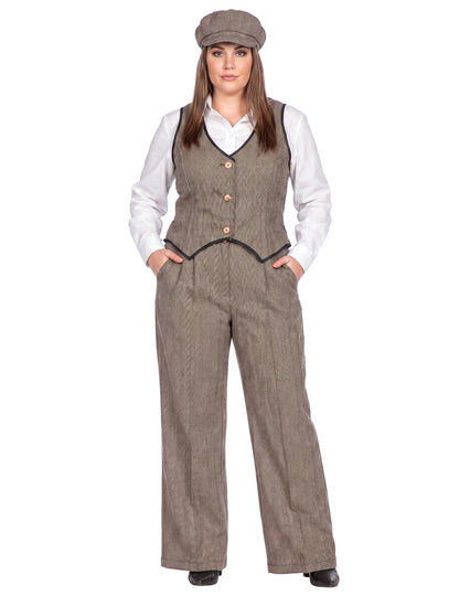 Déguisement années 20 marron luxe femme