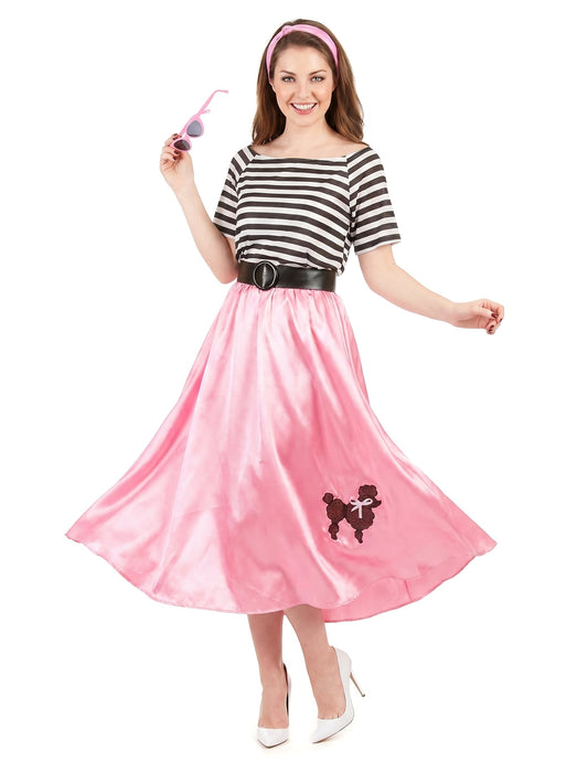 Déguisement années 50 rose femme