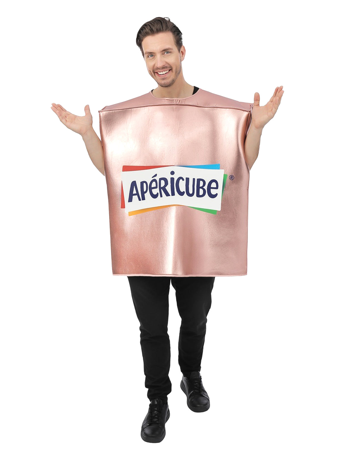 Roze Apéricube™ kostuum voor volwassenen