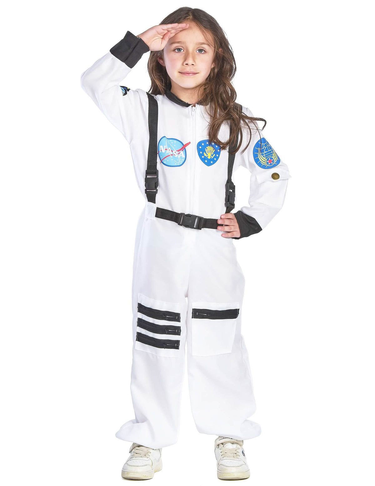 Vue sans casque du déguisement astronaute pour enfant