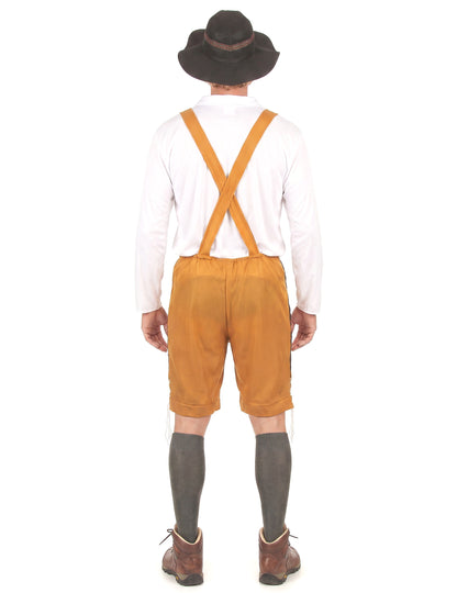 Déguisement bavarois jaune homme