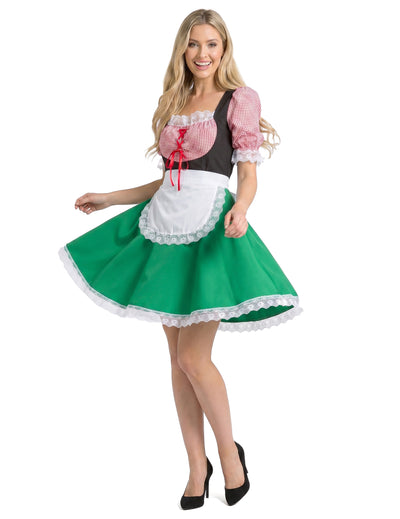 Déguisement bavaroise colorée femme