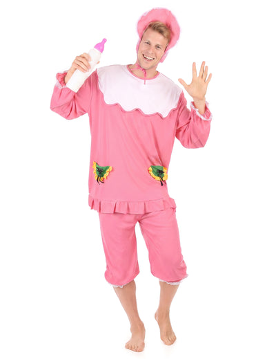 Déguisement bébé rose homme