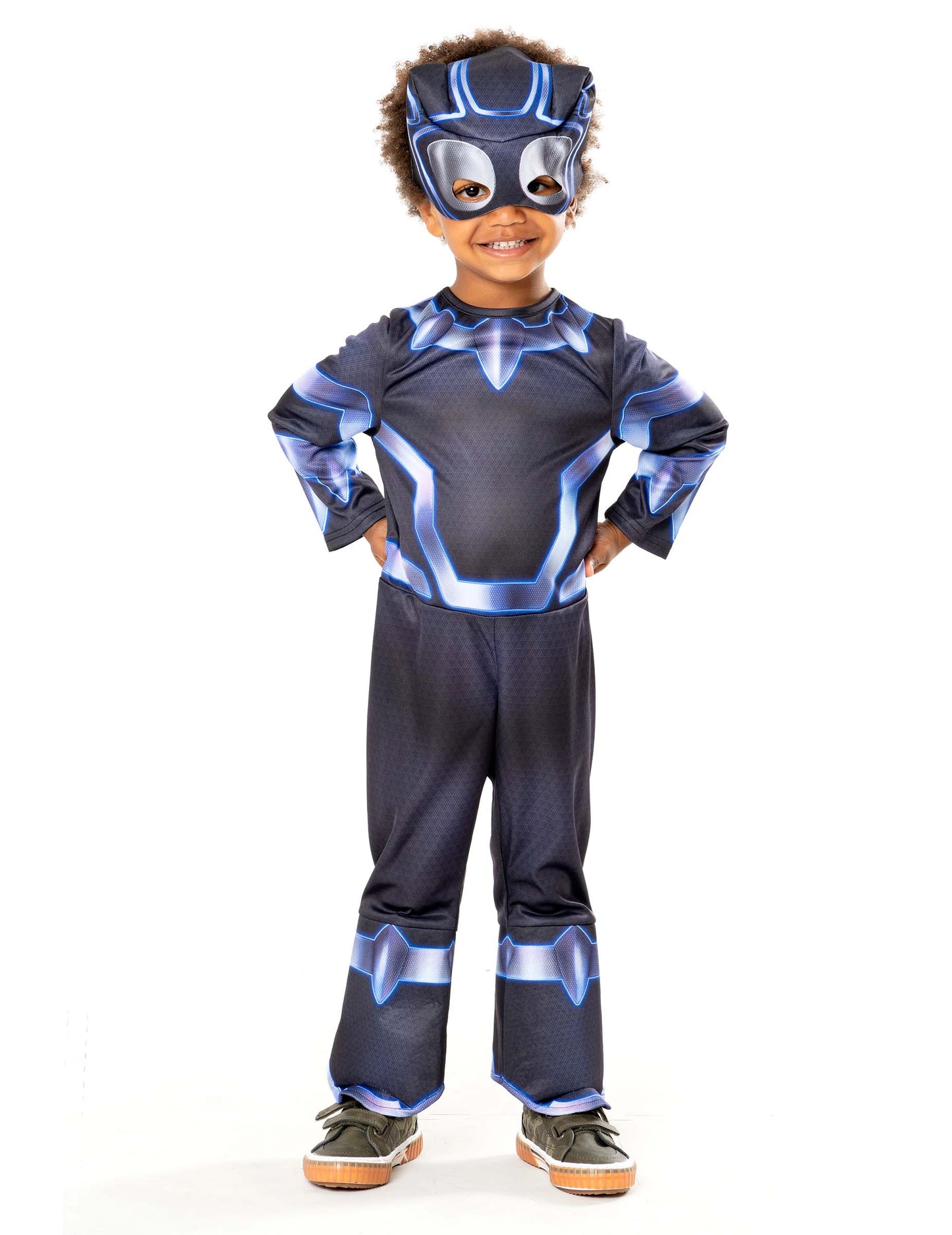 Déguisement Black Panther Spidey et ses amis extraordinaires pour enfant noir et bleu avec masque
