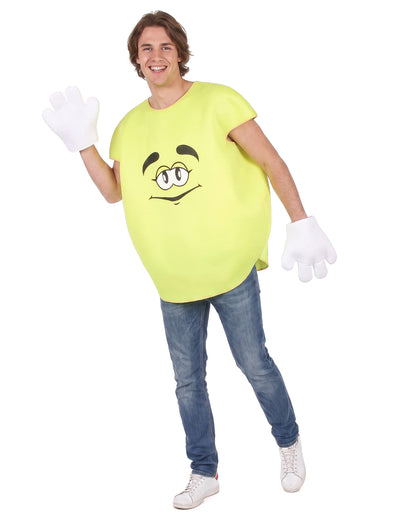 Déguisement bonbon jaune Adulte