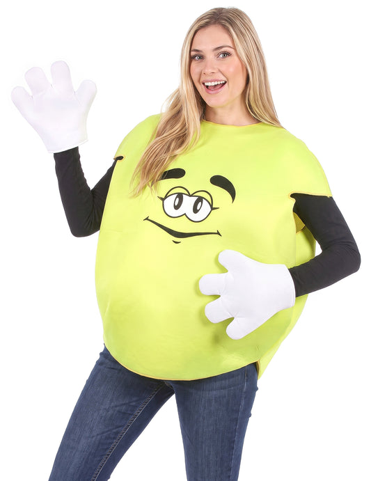 Déguisement bonbon jaune Adulte