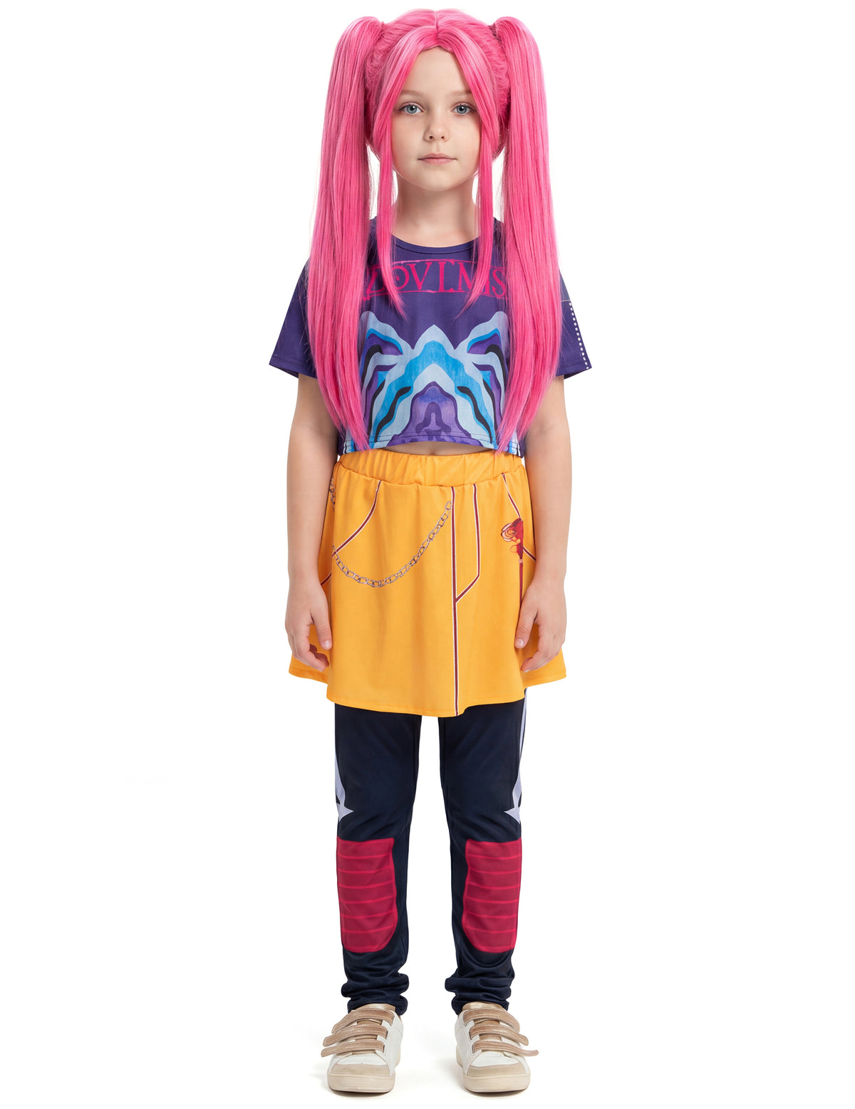 Déguisement Chasseuse de démon Kpop en jupe fille