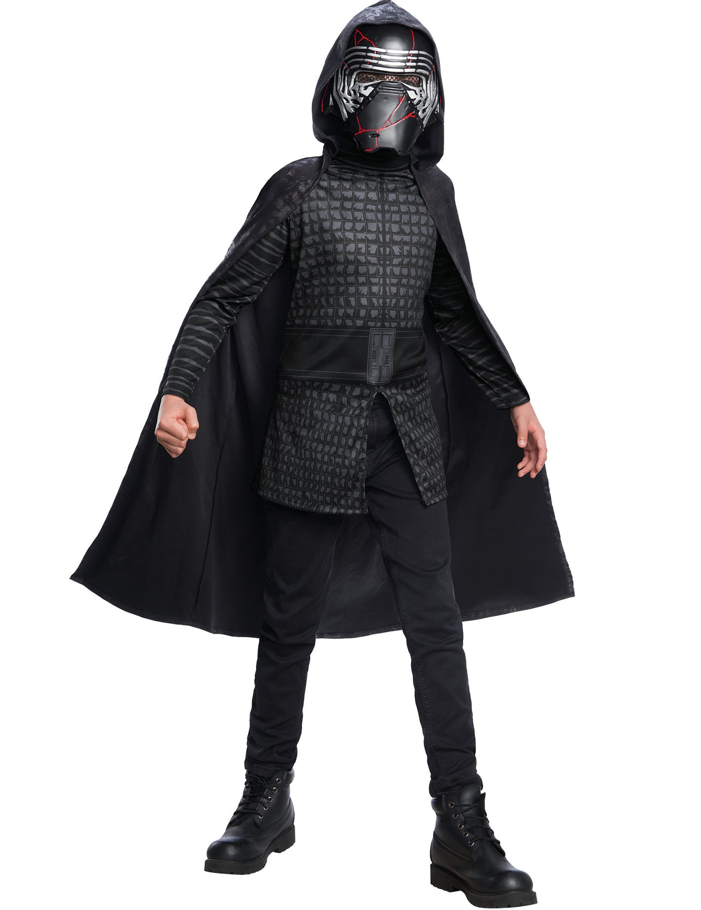Déguisement classique Kylo Ren Star Wars IX pour enfant noir avec masque et cape