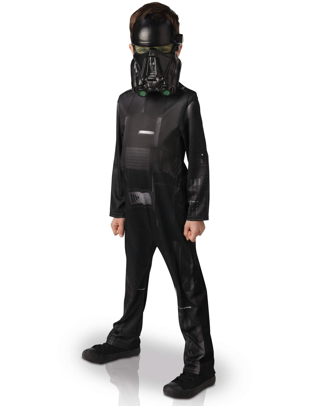 Déguisement classique Death trooper Star Wars Rogue One pour enfant noir avec masque