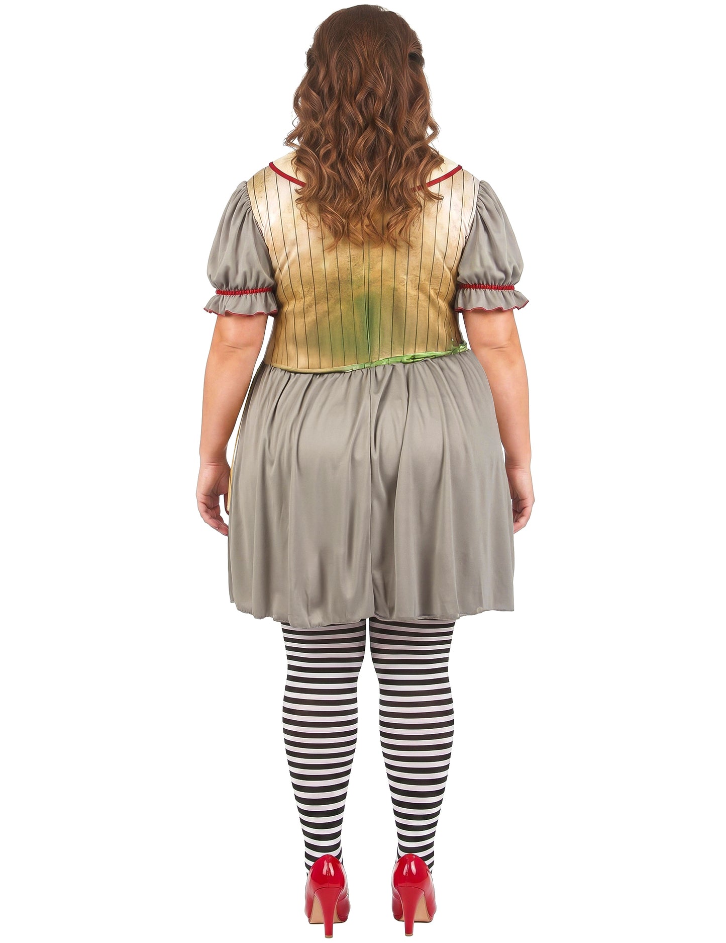 Groot formaat psychoclownkostuum voor dames