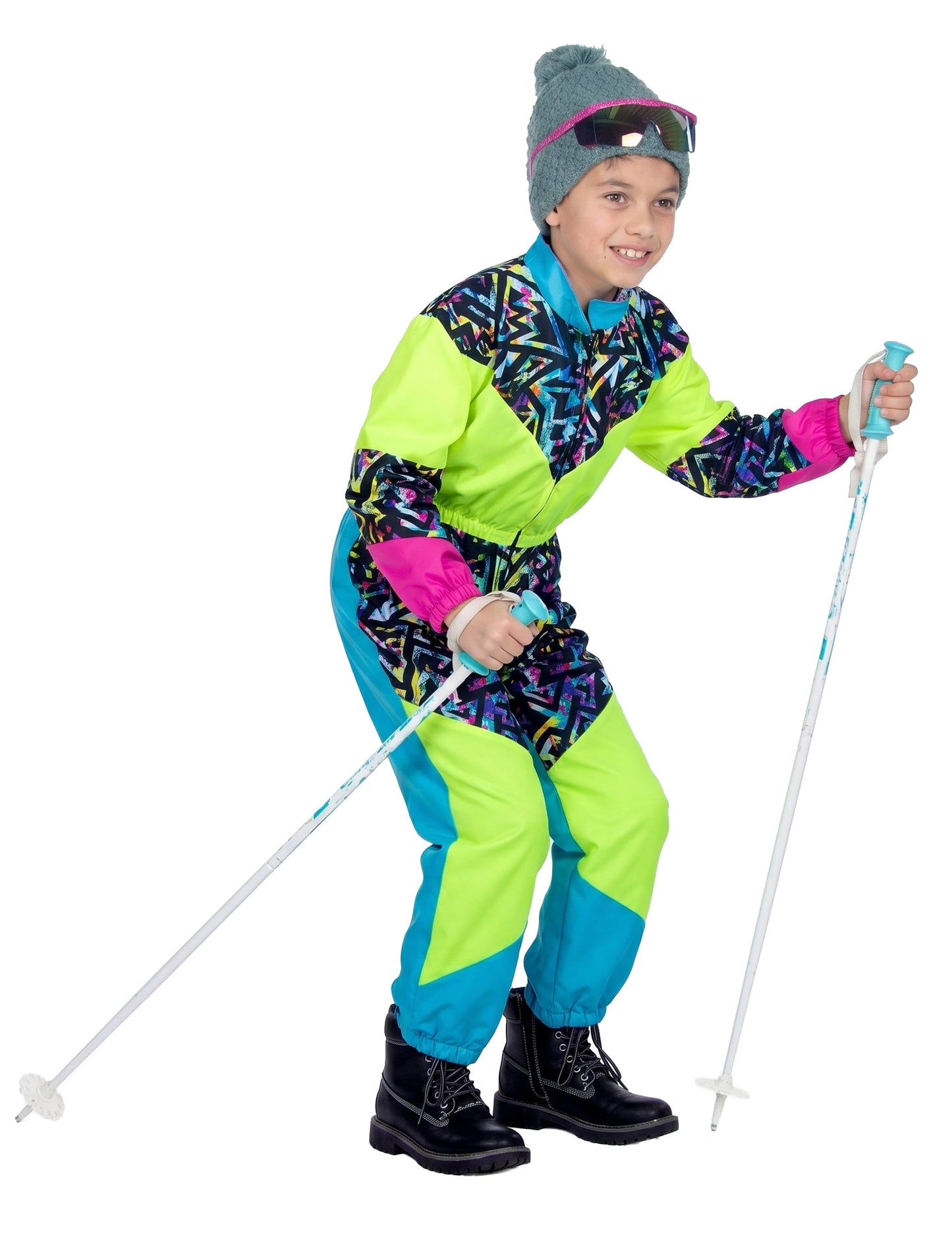 ski-onesie jaren 80 kind