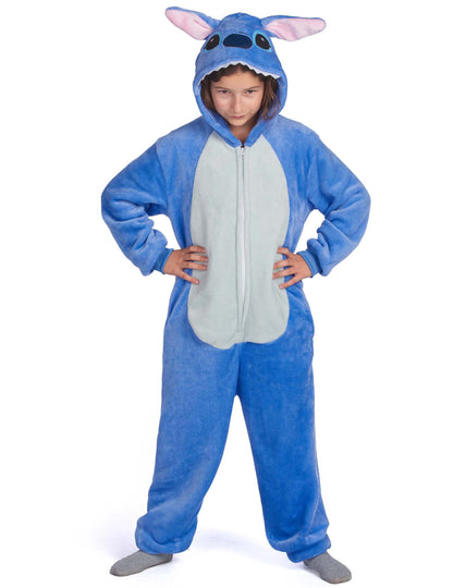 Déguisement créature extraterrestre bleue enfant
